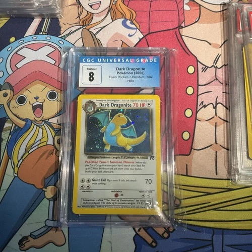 Pokémon TCG Dark Dragonite Team Rocket 5/82 (CGC GRADED 8 MINT)! Old label￼