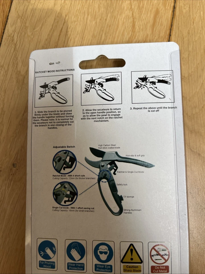 New 2-in-1 Secateurs From The Grumpy Gardener Range Still In Box - Image 4 of 4