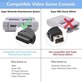 2.4G SNES Controller Wireless with SNES Receiver For Super NES SNES SFC 16-bit