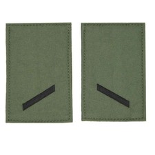 BW Rangabzeichen oliv Heer schwarz o. goldener Stick Bundeswehr Patch Dienstgrad