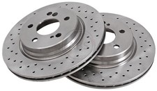 2x A.B.S. Bremsscheibe 17697 f&uuml;r SL MERCEDES R129 280 129 059 AMG