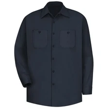 Red Kap Men's Wrinkle Resistant Long Sleeve Cotton Work Shirt