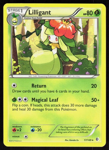 Lilligant 17/149 Rare Boundaries Crossed Pokemon EN Near Mint