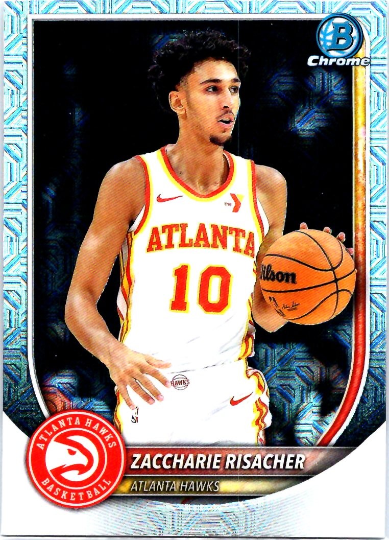 2025-26 Bowman #BCV-84 Zaccharie Risacher Chrome Mojo Refractor