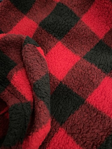 Girls SO® Zip-Up Sherpa Hoodie  Flannel Jacket XL Size 14-16 [New] - Picture 5 of 6