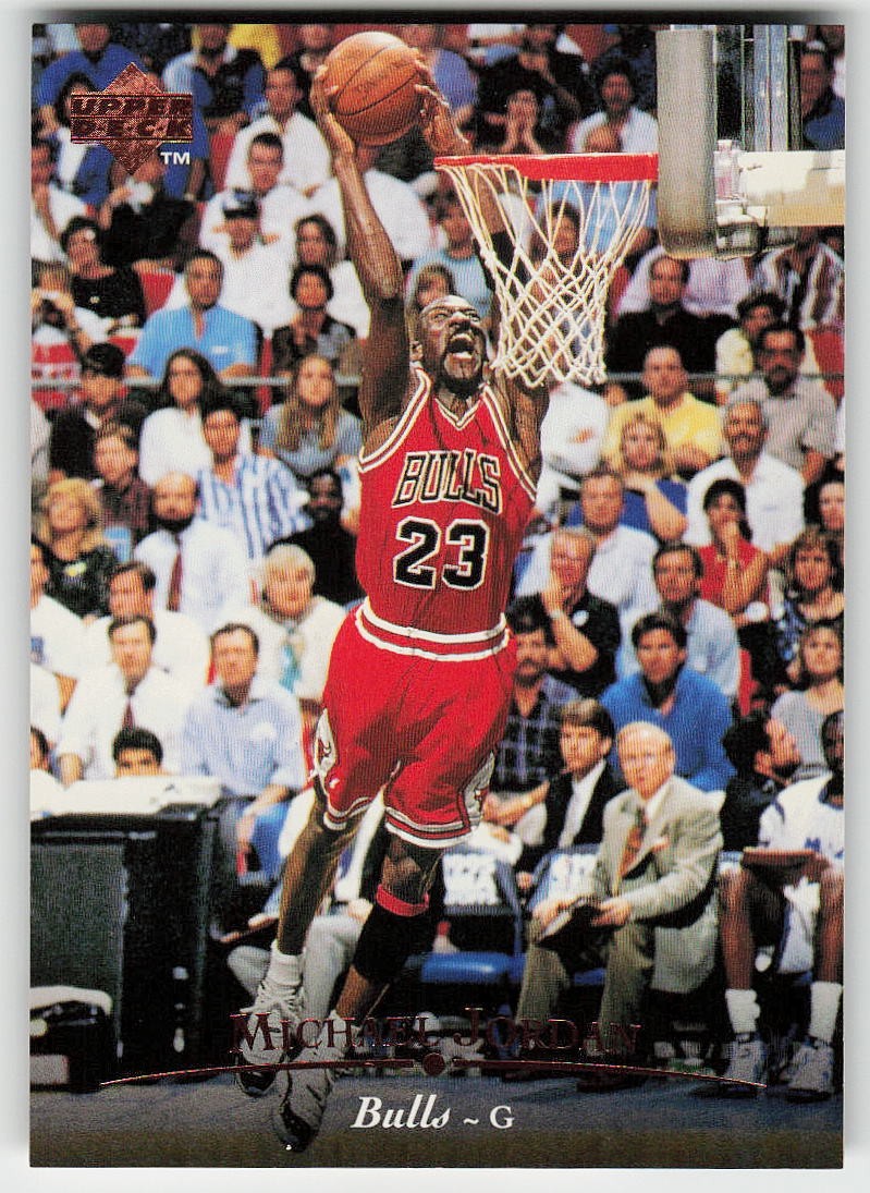 1995-96 Upper Deck #23 Michael Jordan BASKETBALL Chicago Bulls