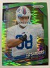 2025 Panini Prizm T.J. SANDERS RC Neon Green Pulsar PRIZM #338 Bills Rookie
