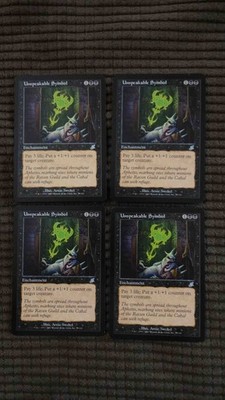 Magic: the Gathering / MtG Unspeakable Symbol x4 Scourge