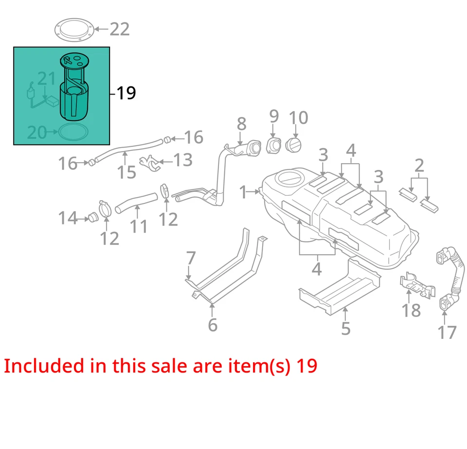 Conjunto de bomba de combustible eléctrica Suzuki Sx4 2007-2013 VOHMB Foto 2 de 3