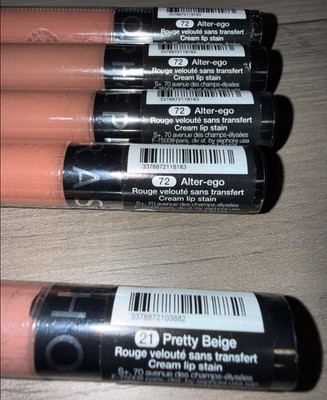Sephora Cream Lip Stain 10HR Lipstick 72 Alter Ego 5mL/0.16oz