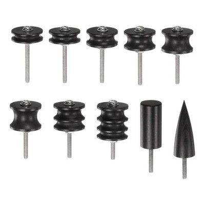 Leder Bräuner Bits 10 Typ 1/8'' Stab Bräunung Werkzeug zum Reinigen von Kanten