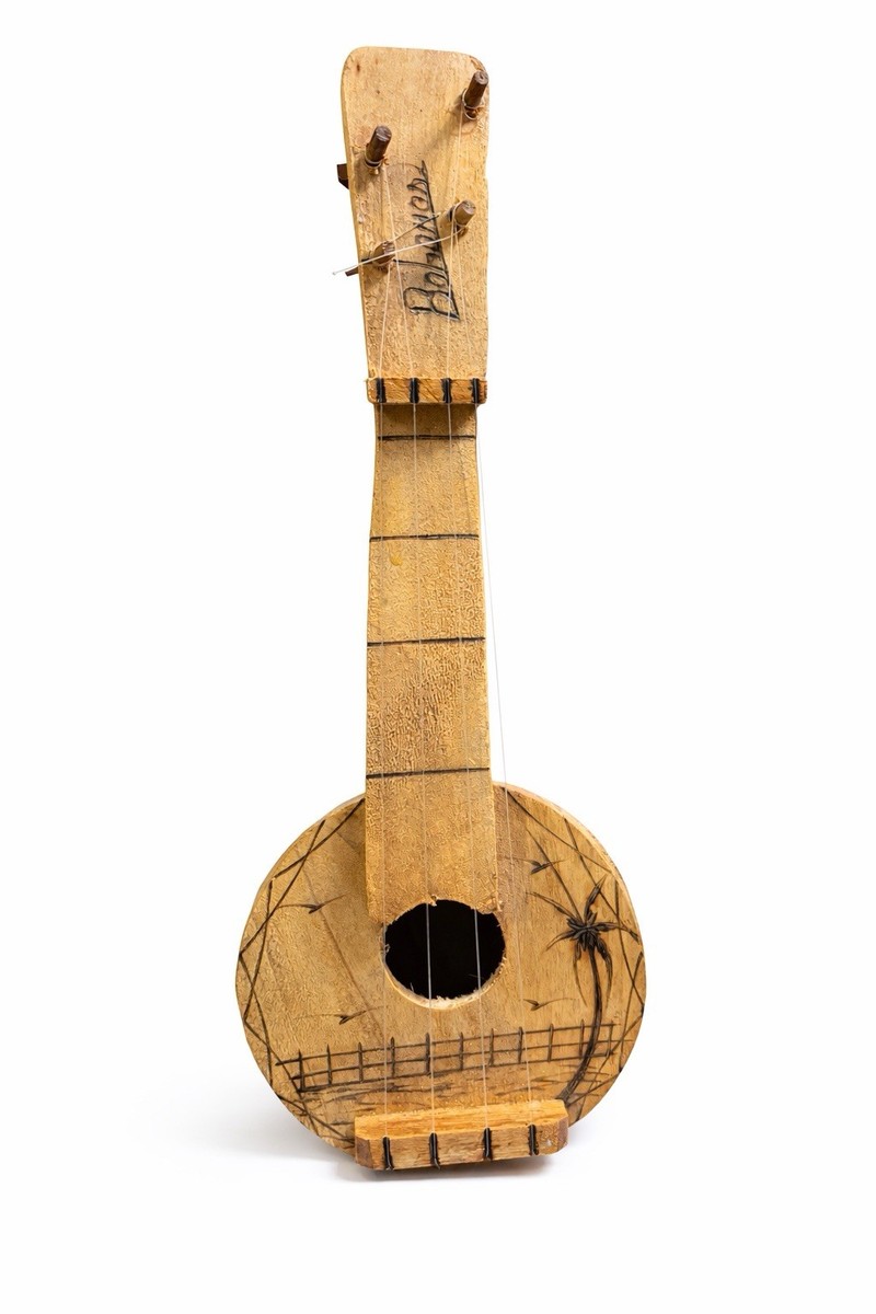 アート・デザイン・音楽 The Stringed Instrument Collection Handmade Wooden String Instrument Rustic Art Decor Unique Vintage