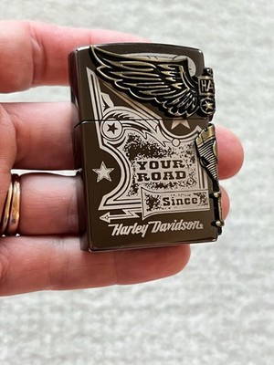 Silver And black Harley Davidson Lighters Brand New 