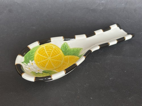 Mackenzie Childs Lemon Spoon Rest - Picture 2 of 11