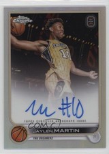 2022-23 Topps Chrome OTE Overtime Elite Jaylen Martin #CA-JM1 Auto 0b3