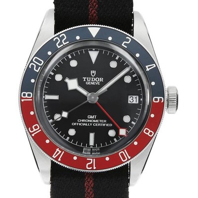 TUDOR Heritage Black Bay GMT Fabric Strap 79830RB second hand mens