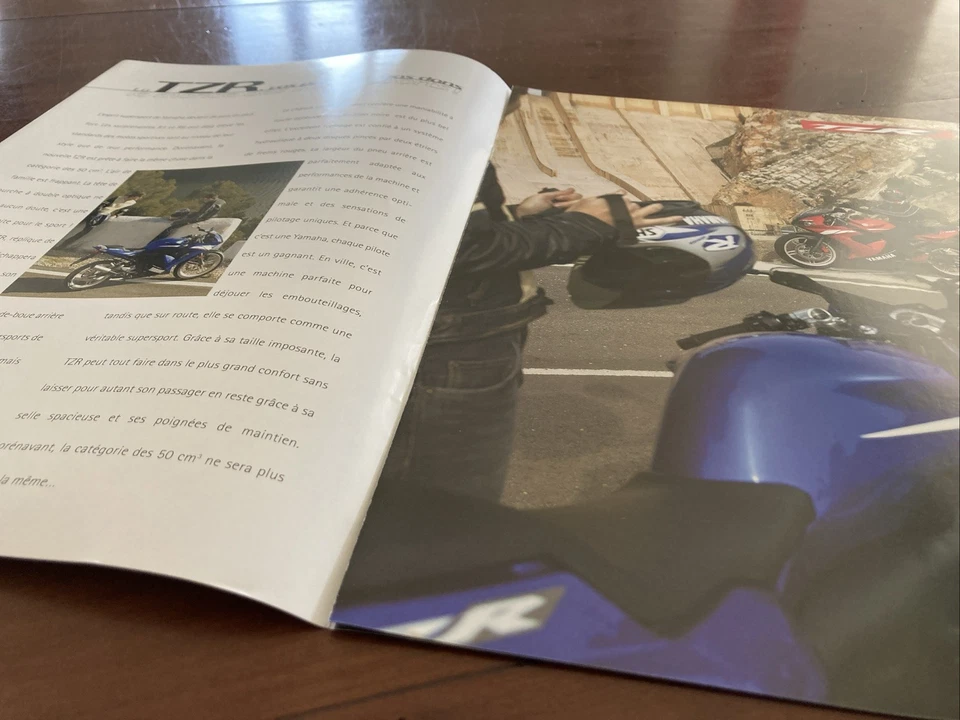 Yamaha TZR50 Moto Prospecto Catálogo Folleto TZR 50 Publicidad 50TZR - Imagen 2 de 4