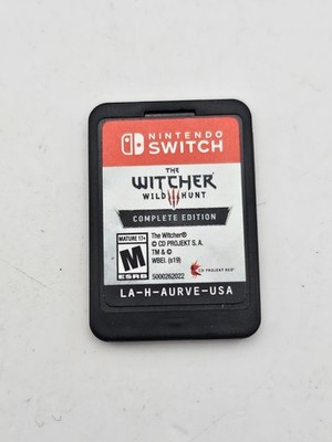 The Witcher 3: Wild Hunt Complete Edition - Nintendo Switch - Cart Only - Tested