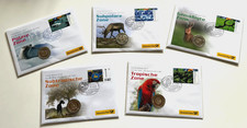 5  Numisbriefe Deutsche Post komplett, Klimazonen der Erde 2017-2021, unge&ouml;ffnet