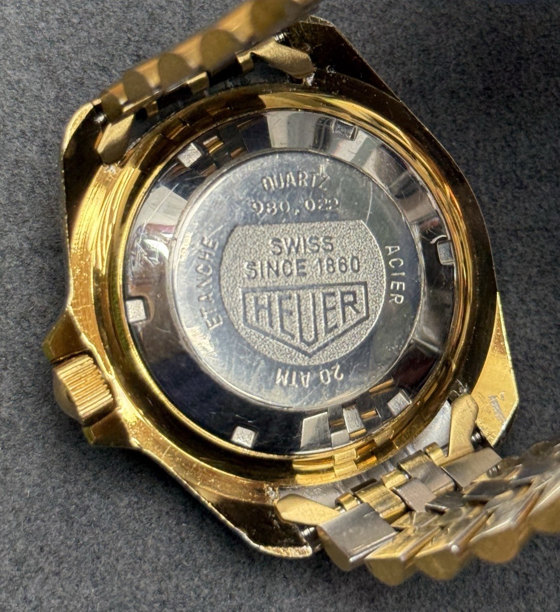 👍 Vintage TAG HEUER 1000 980.022 Jumbo 984.013 Style Wolf Of Wall