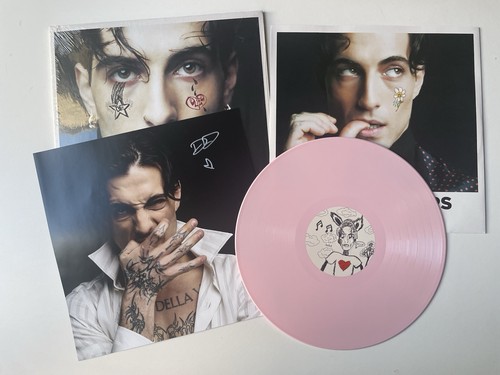 Damiano David - Funny Little Fears Pink Vinyl LP With Signed Insert prezzo ebay
