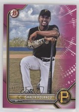 2022 Bowman Prospects Fuchsia Border 112/299 Shalin Polanco #BP-145 sh7