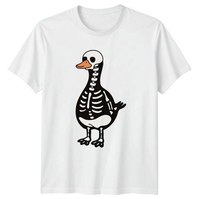 Süßes gruseliges Entenskelett T-Shirt Skelett Tier Halloween Geschenk für Sie und Ihn
