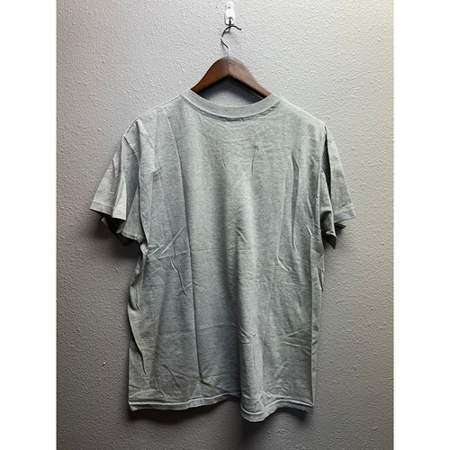 Camicia bianca grigia vintage Hanes made in USA maglietta manica corta anni 90 90 grande macchiata - Foto 8 di 11