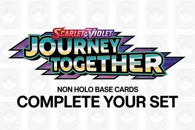 Pokemon Journey Together NM Base Set Cards -Complete Your Set - Scarlet & Violet