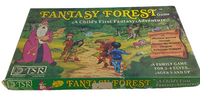 TSR The Game Wizards Fantasy Forest Game 1980 Board