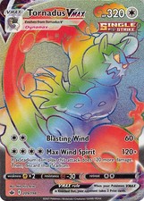 Tornadus VMAX 209/198 Rainbow Rare Chilling Reign Pokemon Moderately Played on eBay