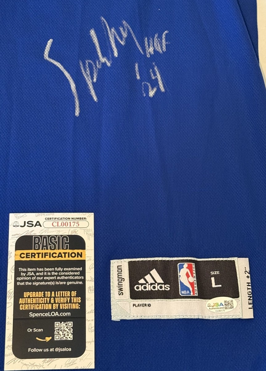 Spike Lee signed New York Knicks #7 Anthony jersey autographed JSA