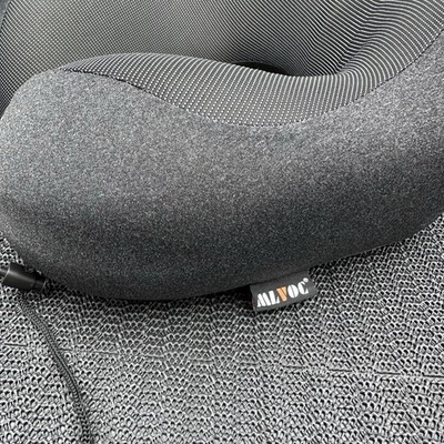 MLVOC Travel Comfort Pillow With Non- Matching Travel Bag (Nap Fun)