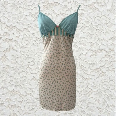 vintage y2k dkny floral slip dress