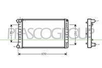 Prasco MotorküHler WasserküHlerfüR Fiat Punto 1.8 130 Hgt 1.9 Jtd 80