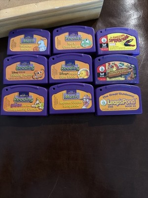Leap 1 Bundle Of 9  Leapster Cartridges