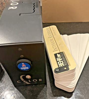 #ad Sherwin Williams Behr Paint Color Sample Swatches Lot Interior Exterior Fan Deck $15.25