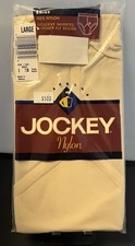 Vintage 1998 JOCKEY NYLON BRIEF Mens L 36-38 Beige 1031 M Inverted Y Front 90s