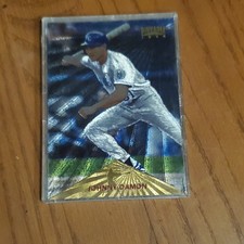 Pinnacle Johnny Damon Kansas City Royals #96 1996 Rookie Starburst Baseball