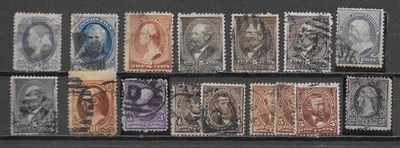 USA 16 TIMBRES CLASSIQUES OBLITERES TOTAL COTE = 240 EUROS VOIR PHOTOS R/V - Photo 1/2