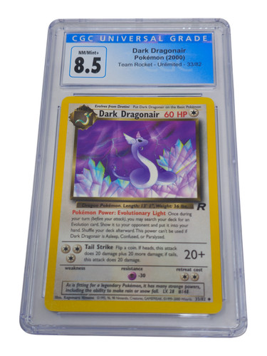 Dark Dragonair (Unlimited) graded CGC 8.5 for sale on eBay