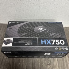 Corsair HX750 750W 80 Plus Gold Semi Modular ATX Power Supply 75-001218 E6