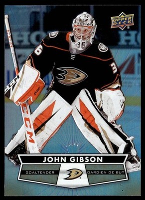 2021 Upper Deck Tim Hortons Hockey John Gibson 36 Anaheim Ducks