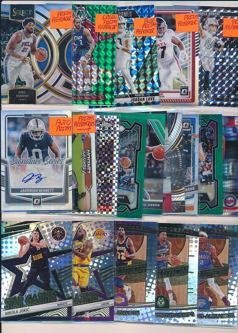 LOADED 1000 CARD PATCH AUTO JERSEY #'D ROOKIE INSERT SPORTS CARD COLLECTION LOT view 4