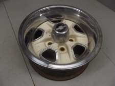 Used 14x6  Steel Wheel Rim 5 On 4.75 Lug Pattern See Detail Rally Wheels