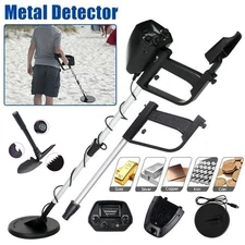 LCD Metal Detectors Waterproof Gold Digger Deep Sensitive Hunter Coil Searcher