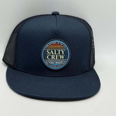 Salty Crew Simple Fade Trucker Hat Navy New OSFA