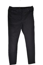 Lee Jeans Womens Size UK 14 Black Denim Scarlett High Skinny