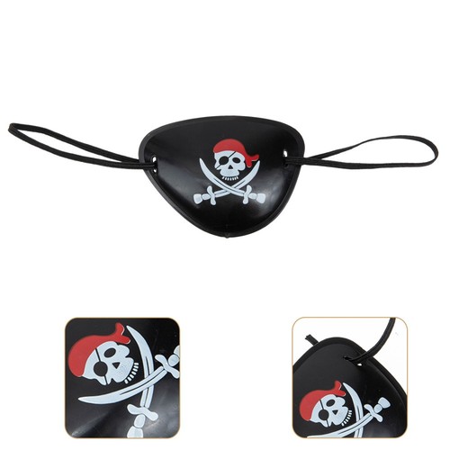 Lot 10 Cache-Œil Pirate 3D – Élastique Réglable – Mousse Respirante – Accessoire Fête Carnaval – Performance