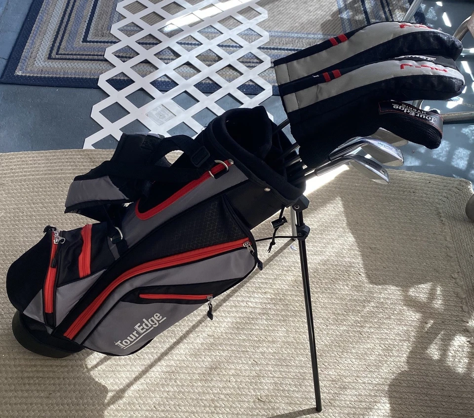 Tour Edge Hot Launch HL-J Golf Set Youth Kids Junior Red 6 pc with Bag No Putter - Image 2 of 4